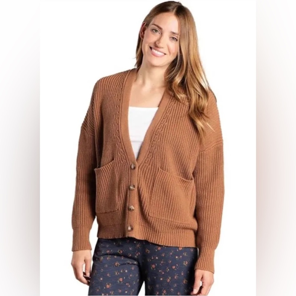 Toad&Co Bianca Cardigan Adobe L Organic Cotton